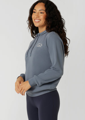 Lorna Jane Lotus Hoodie - Powder Grey