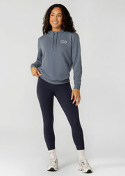 Lorna Jane Lotus Hoodie - Powder Grey