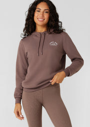 Lorna Jane Lotus Hoodie - Stone