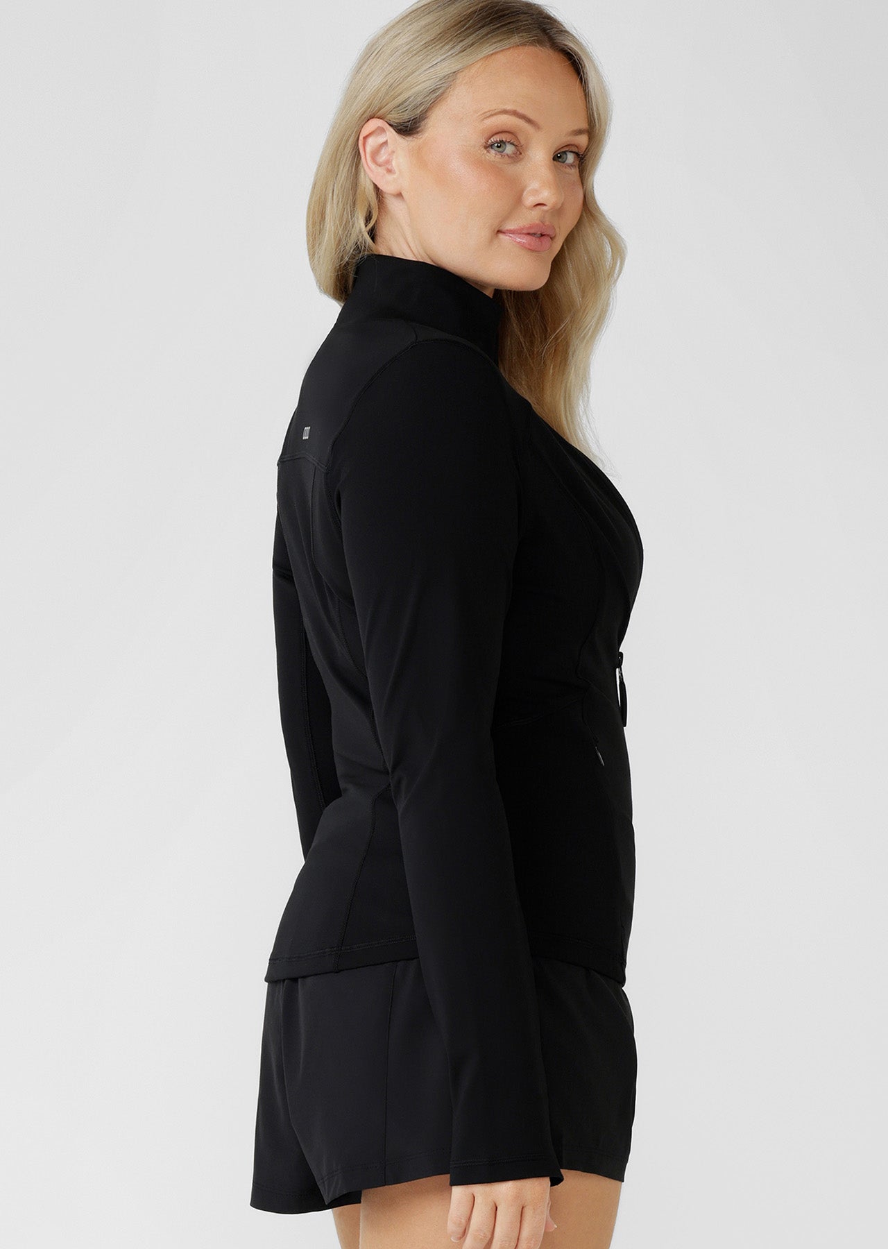 Lorna Jane Amy Active Tech Zip Through Jacket - Recycled Black