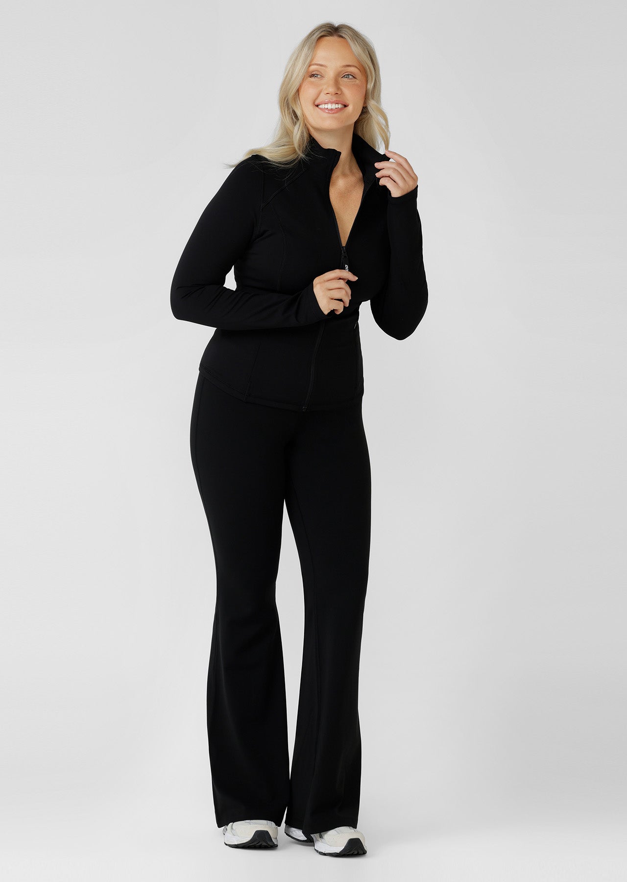 Lorna Jane Amy Active Tech Zip Through Jacket - Recycled Black