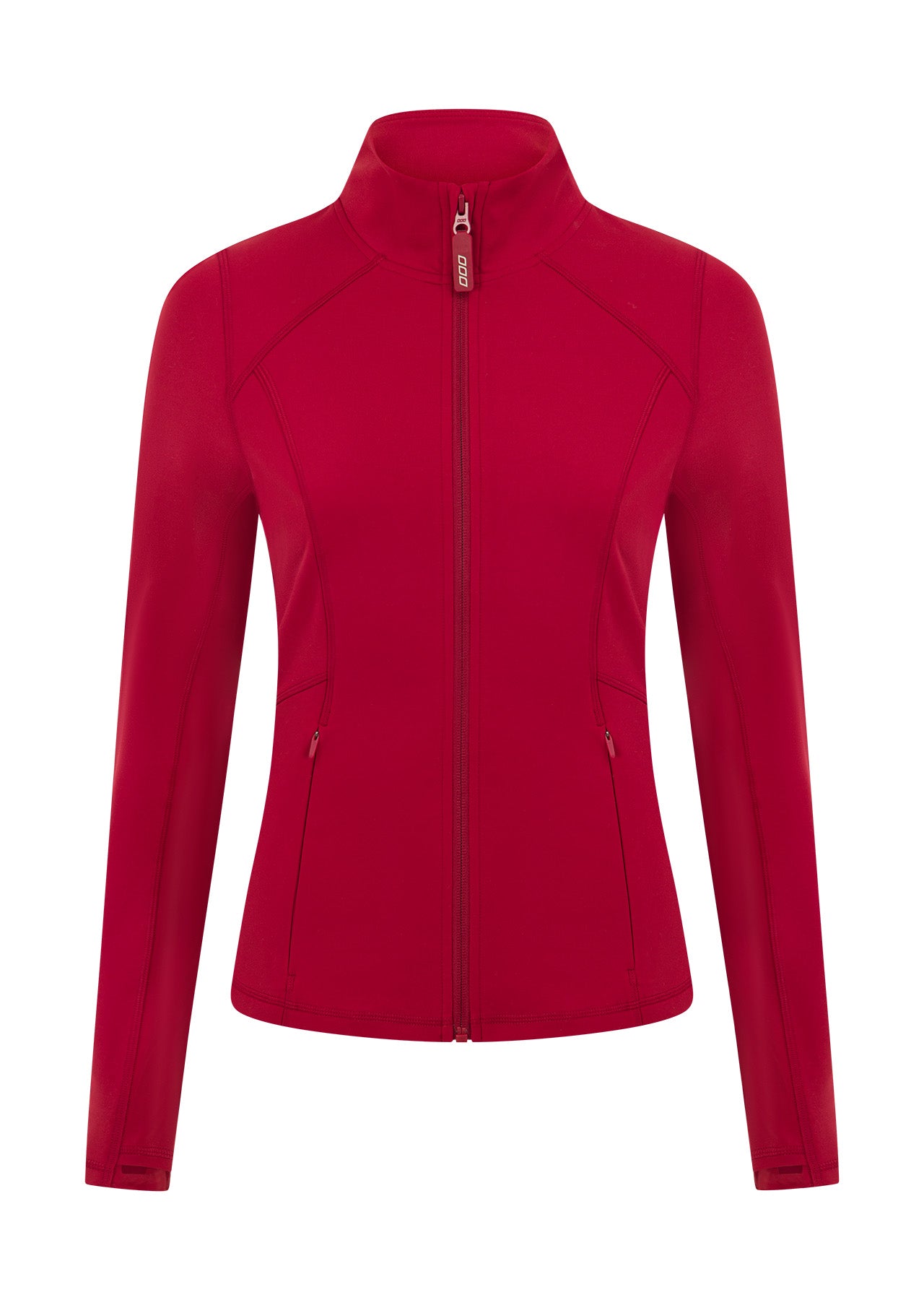 Lorna Jane Amy Active Tech Zip Through Jacket - Dark Red