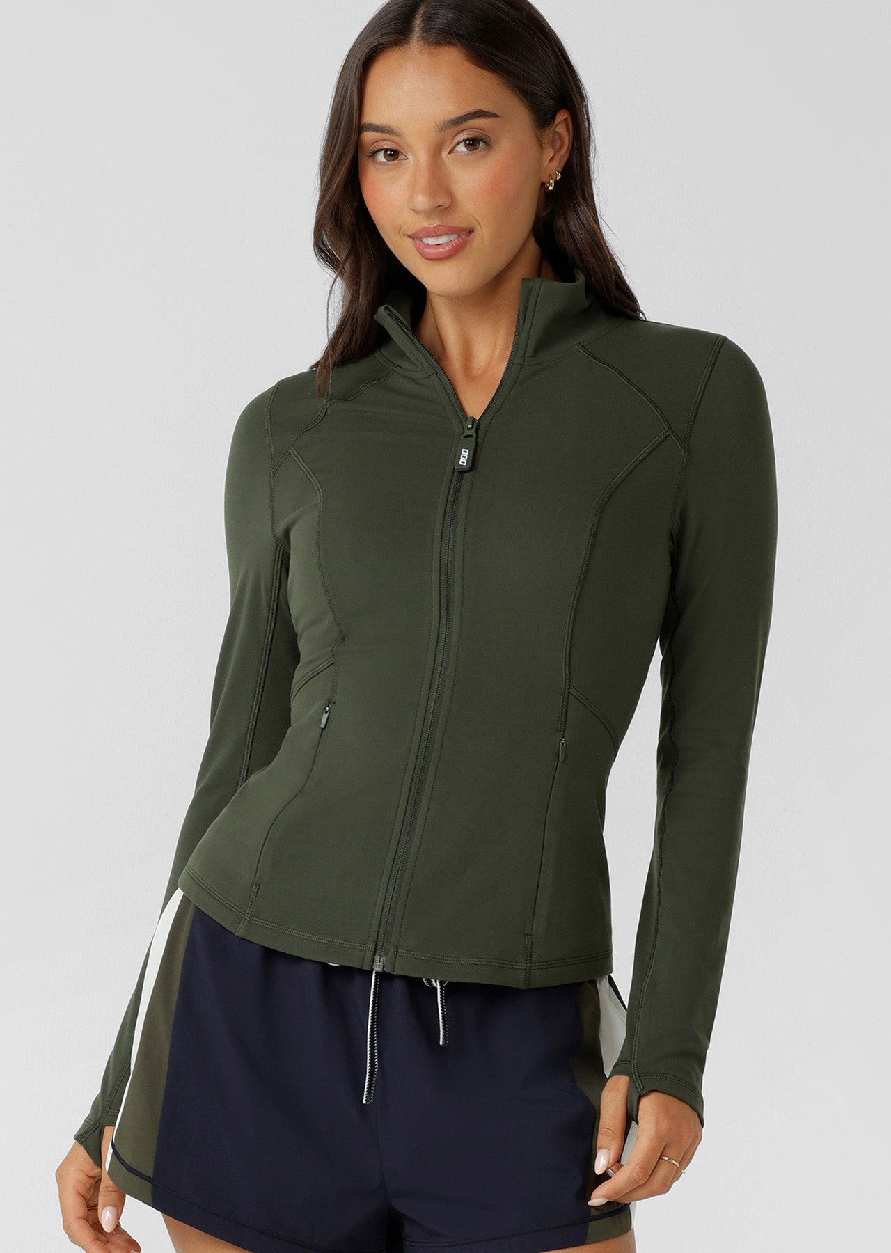 Lorna Jane Amy Active Tech Zip Through Jacket - Luxury Green