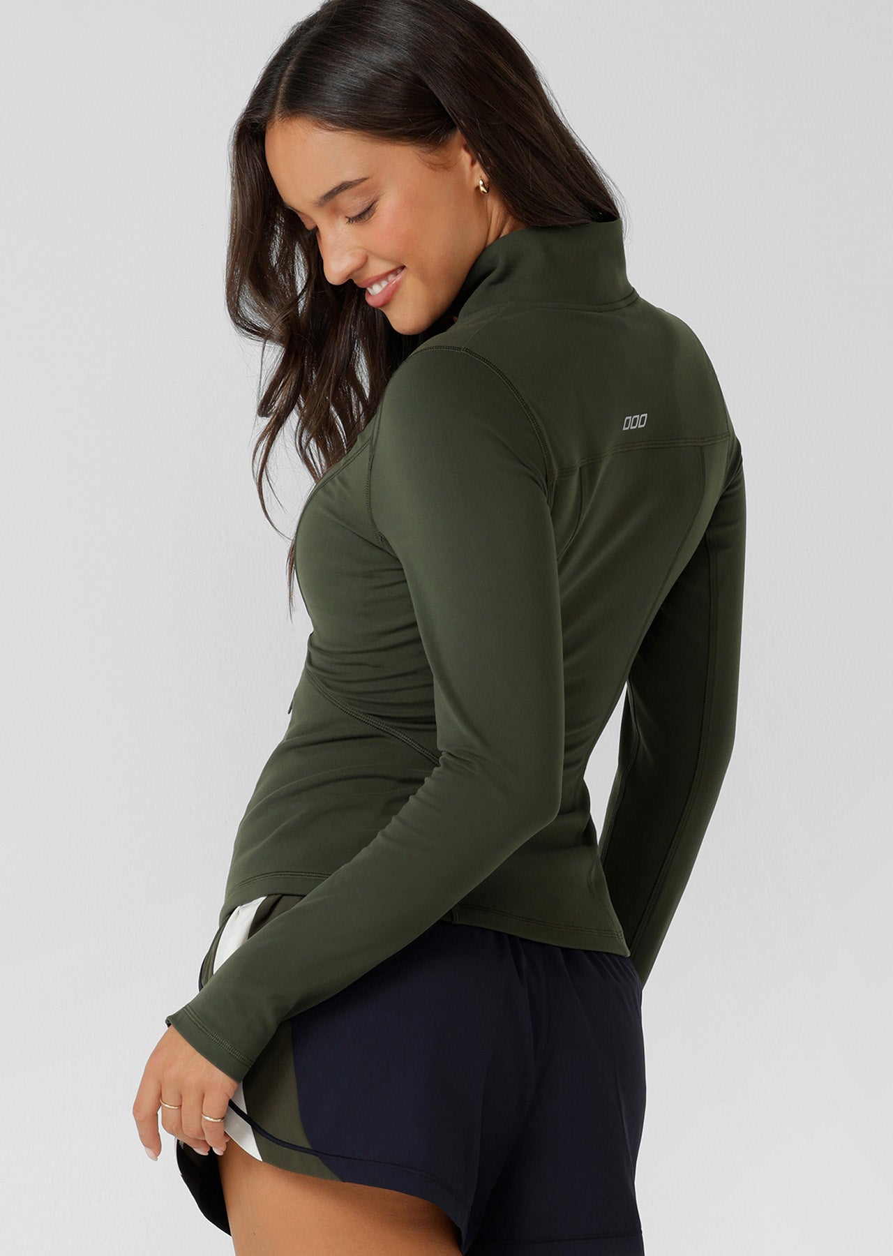 Lorna Jane Amy Active Tech Zip Through Jacket - Luxury Green