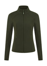 Lorna Jane Amy Active Tech Zip Through Jacket - Luxury Green