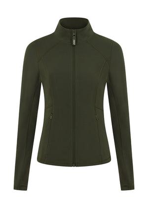 Lorna Jane Amy Active Tech Zip Through Jacket - Luxury Green