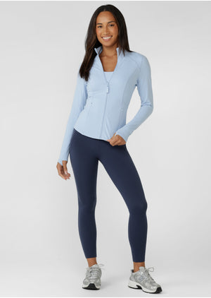 Lorna Jane Amy Active Tech Zip Through Jacket - Petal Blue
