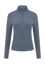 Lorna Jane Amy Active Tech Zip Through Jacket - Powder Grey