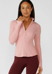 Lorna Jane Amy Active Tech Zip Through Jacket - Wisteria Pink