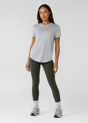 Lorna Jane Amy No Chafe Phone Pocket Full Length Leggings - Luxury Green