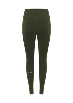 Lorna Jane Amy No Chafe Phone Pocket Full Length Leggings - Luxury Green
