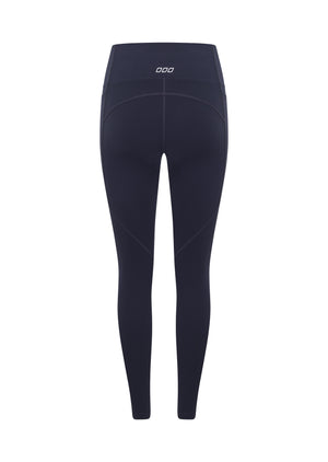 Lorna Jane Amy No Ride Phone Pocket Ankle Biter Leggings - Dark Platinum Navy