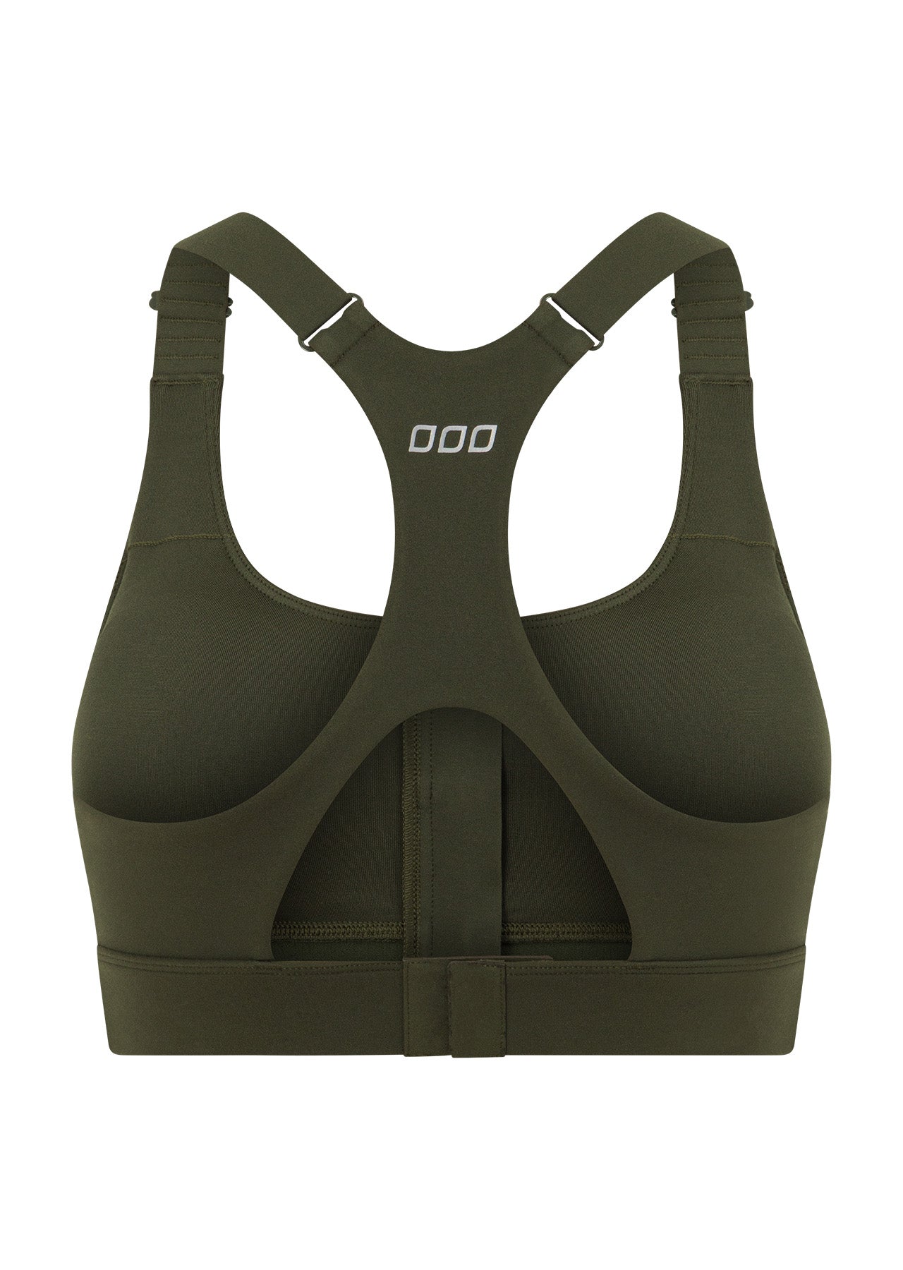 Lorna Jane Easy Zip On Max Support Sports Bra - Luxury Green