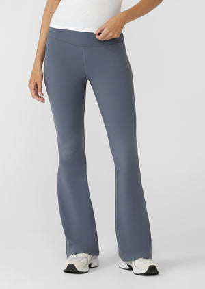 Lorna Jane Lotus Thermal Flared Leggings - Shadow