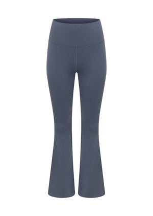 Lorna Jane Lotus Thermal Flared Leggings - Shadow