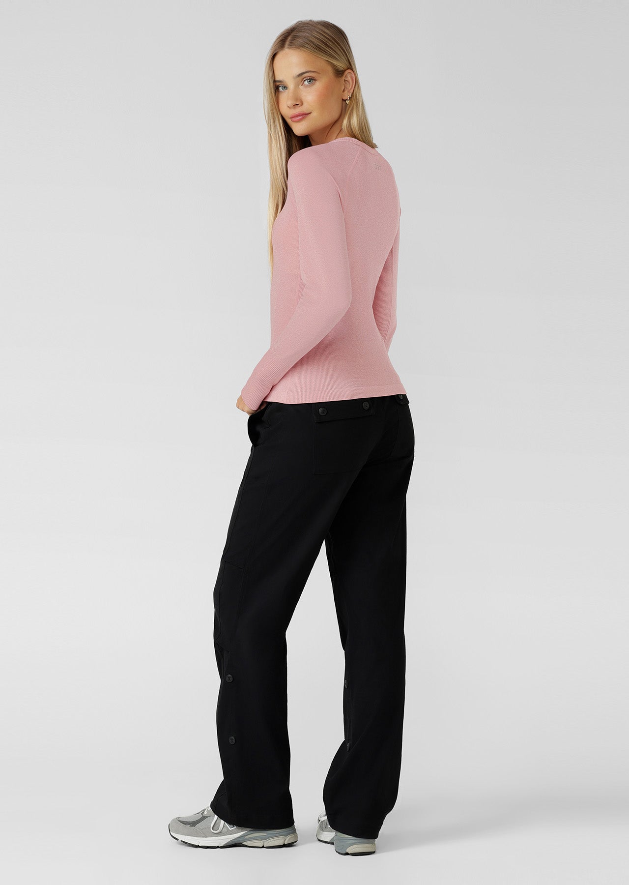 Lorna Jane Flashdance Work Pants - Black/Black