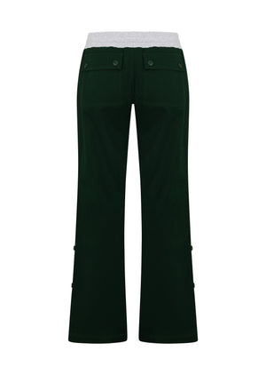 Lorna Jane Flashdance Work Pants - Dark Green