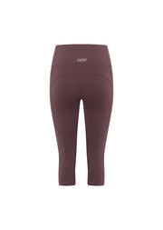 Lorna Jane Amy No Ride Phone Pocket 3/4 Leggings - Amethyst Shadow