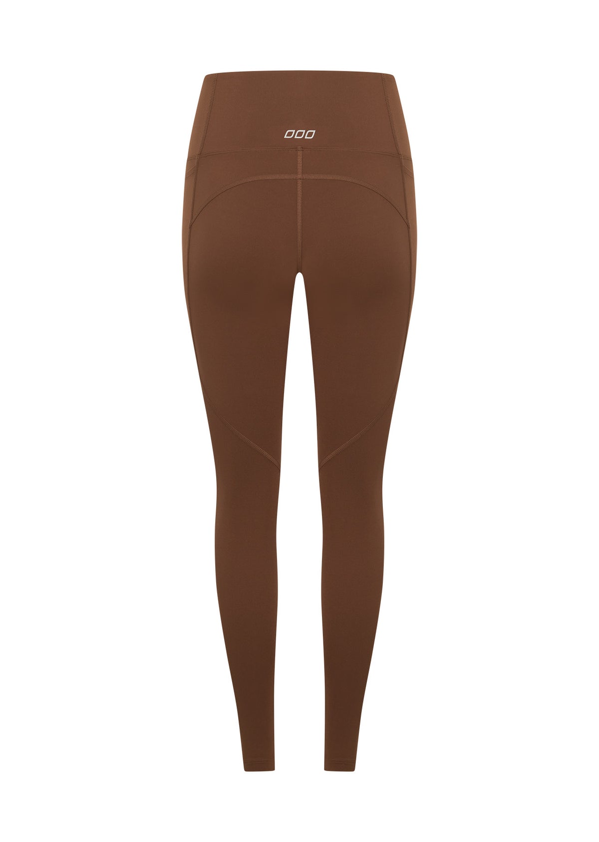 Lorna Jane Amy No Ride Phone Pocket Full Length Leggings - Chocolate