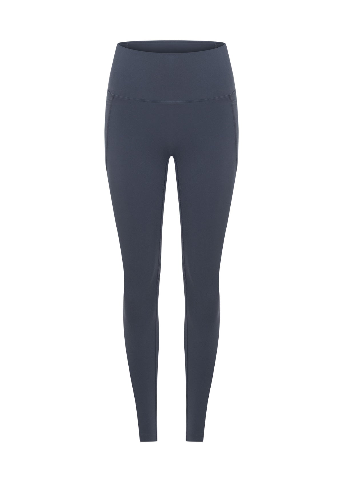 Lorna Jane Amy No Ride Phone Pocket Full Length Leggings - Dark Powder Grey