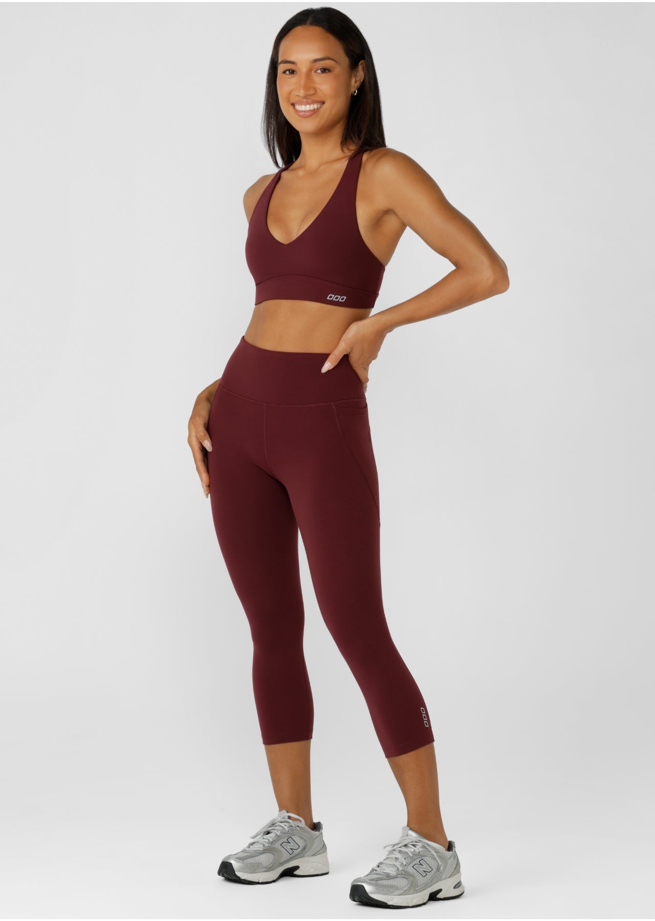Lorna Jane Lifted Sports Bra - Cranberry