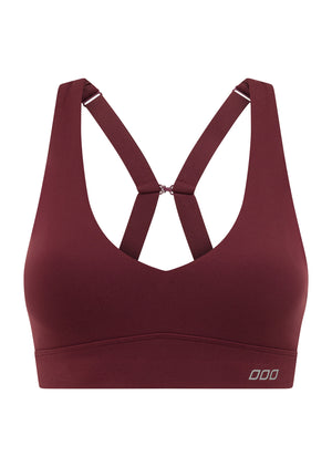 Lorna Jane Lifted Sports Bra - Cranberry