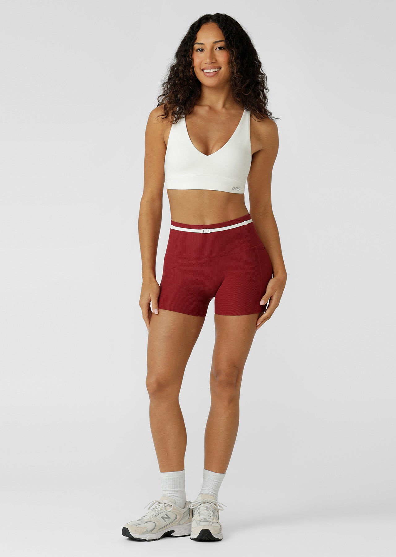 Lorna Jane Lifted Sports Bra - Porcelain