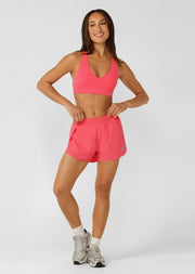 Lorna Jane Lifted Sports Bra - Strawberry