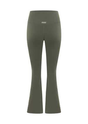 Lorna Jane Lotus Flared Leggings Petite - Agave Green