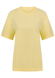 Lorna Jane LJ Basics T-Shirt - Lemon Cream