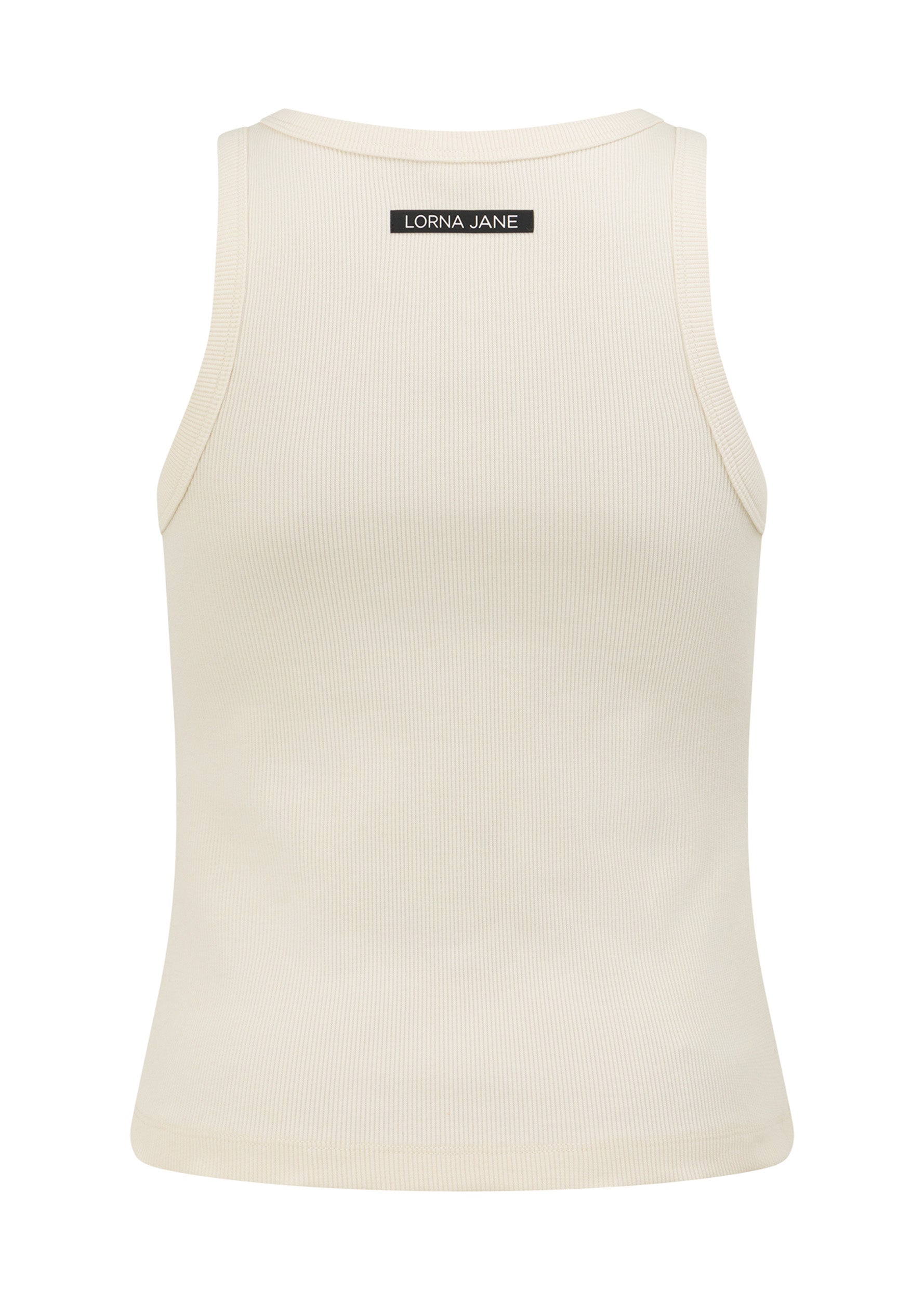 Lorna Jane LJ Basics Rib Tank - Cream
