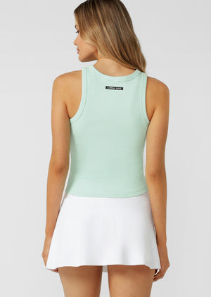 Lorna Jane LJ Basics Rib Tank - Mint Cream