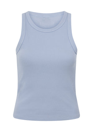 Lorna Jane LJ Basics Rib Tank - Oxford Blue