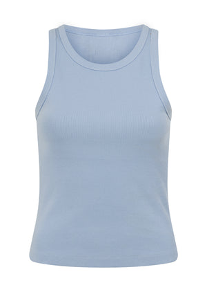 Lorna Jane LJ Basics Rib Tank - Petal Blue