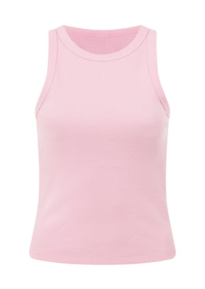 Lorna Jane LJ Basics Rib Tank - Sweet Pink