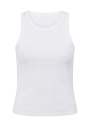 Lorna Jane LJ Basics Rib Tank - White