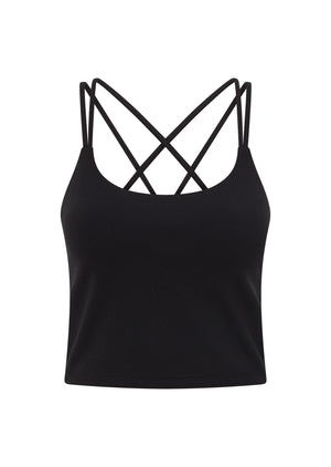 Lorna Jane Lotus Bra Tank Combo - Recycled Black