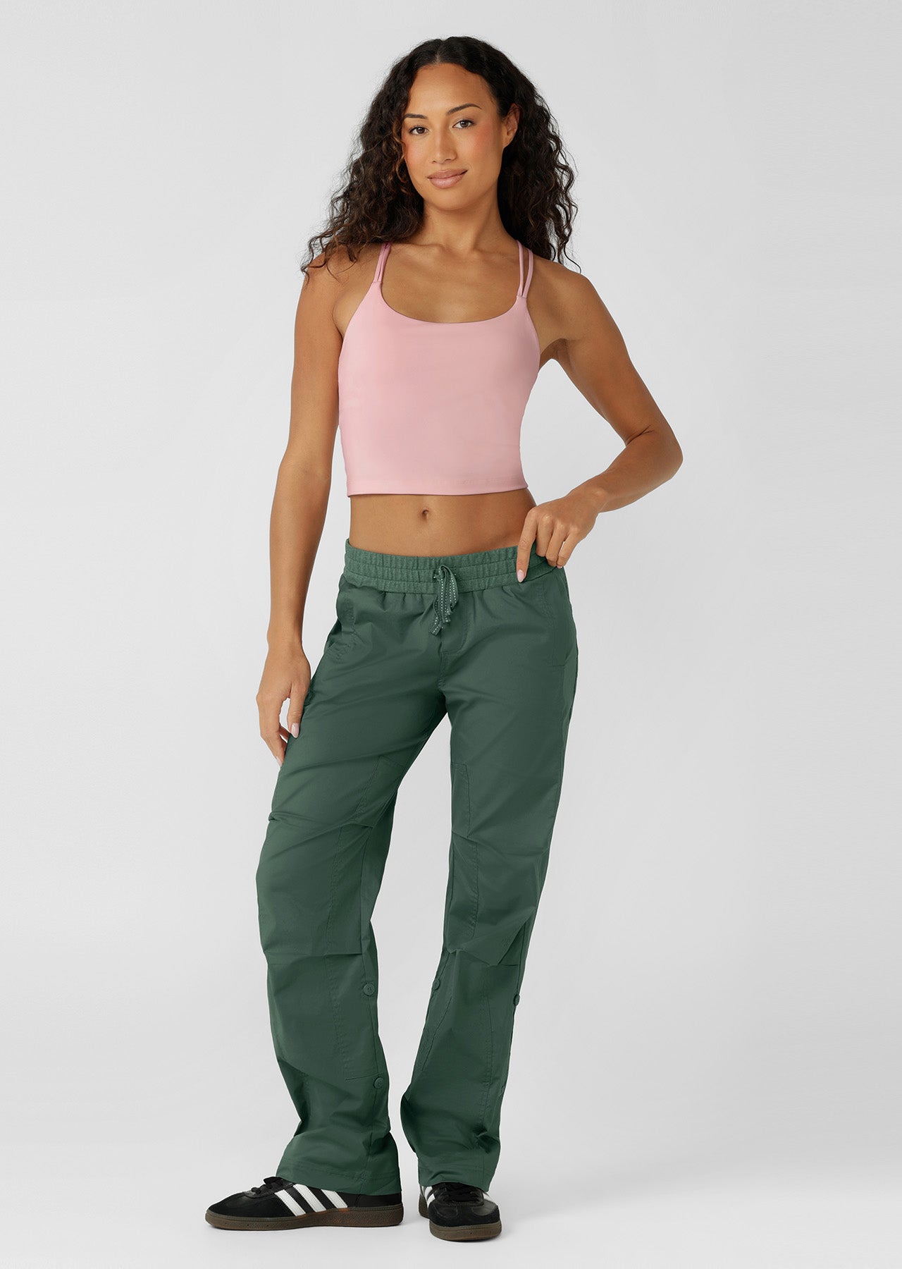 Lorna Jane Lotus Bra Tank Combo - Enchanted Pink