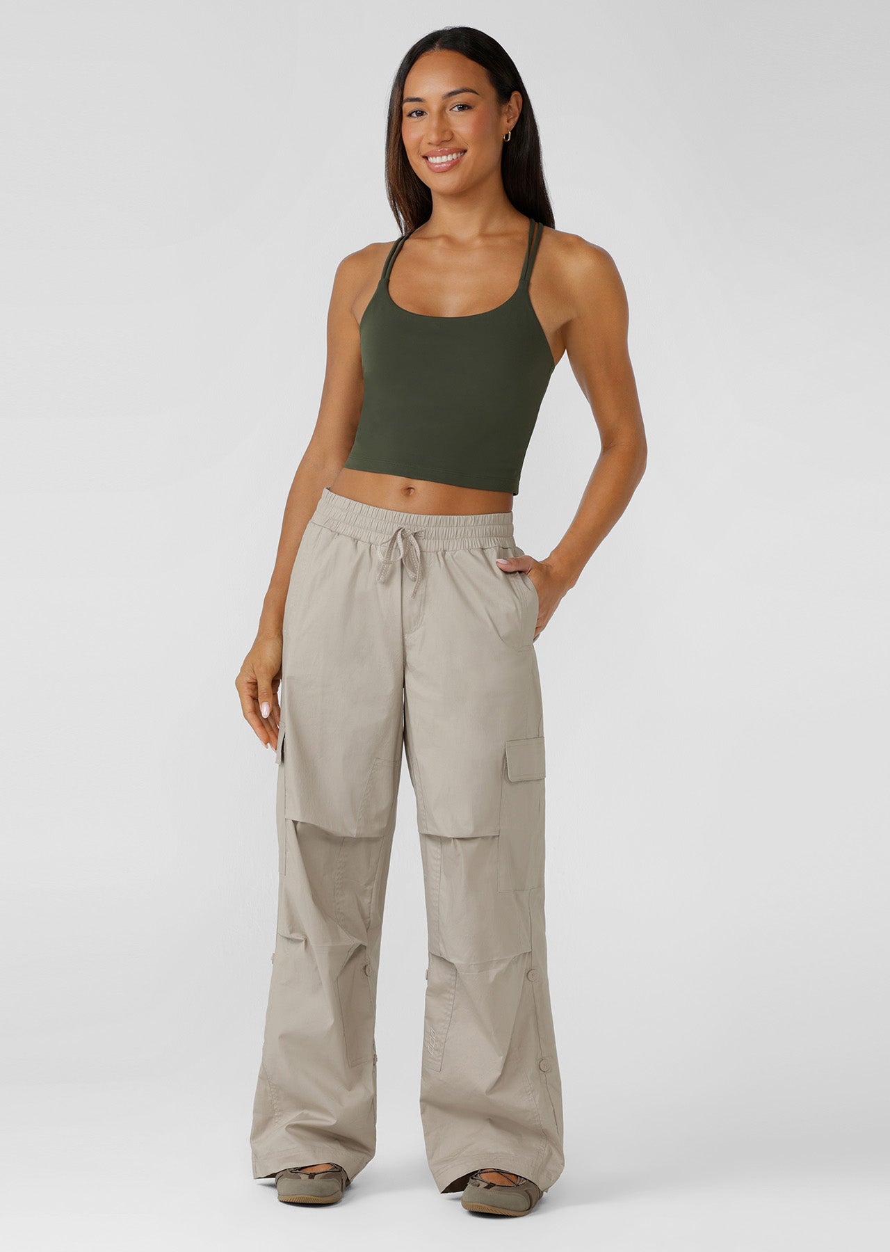 Lorna Jane Lotus Bra Tank Combo - Luxury Green