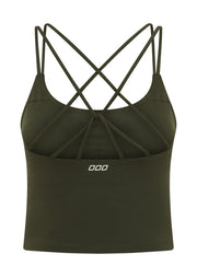 Lorna Jane Lotus Bra Tank Combo - Luxury Green