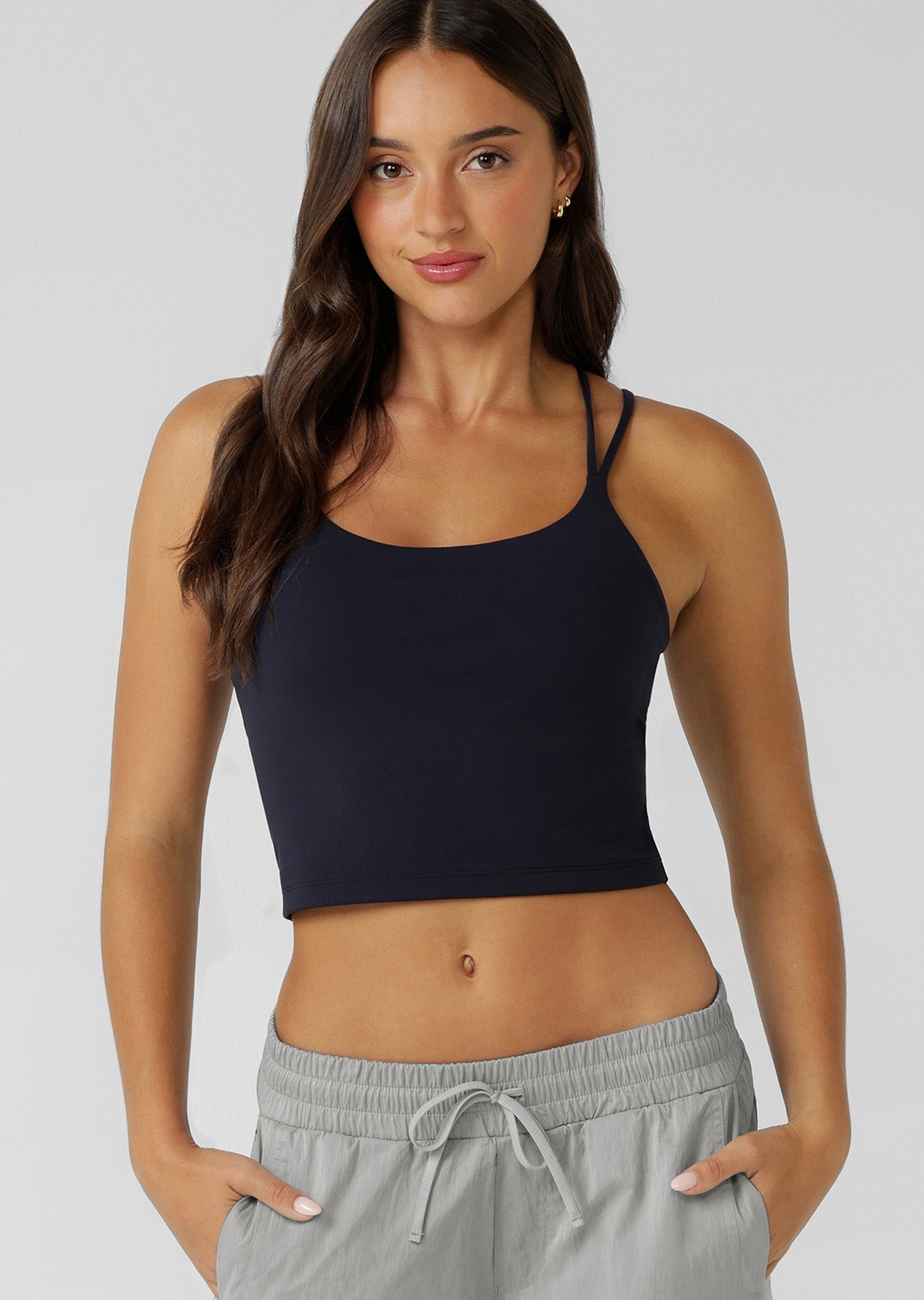 Lorna Jane Lotus Bra Tank Combo - Midnight Blue