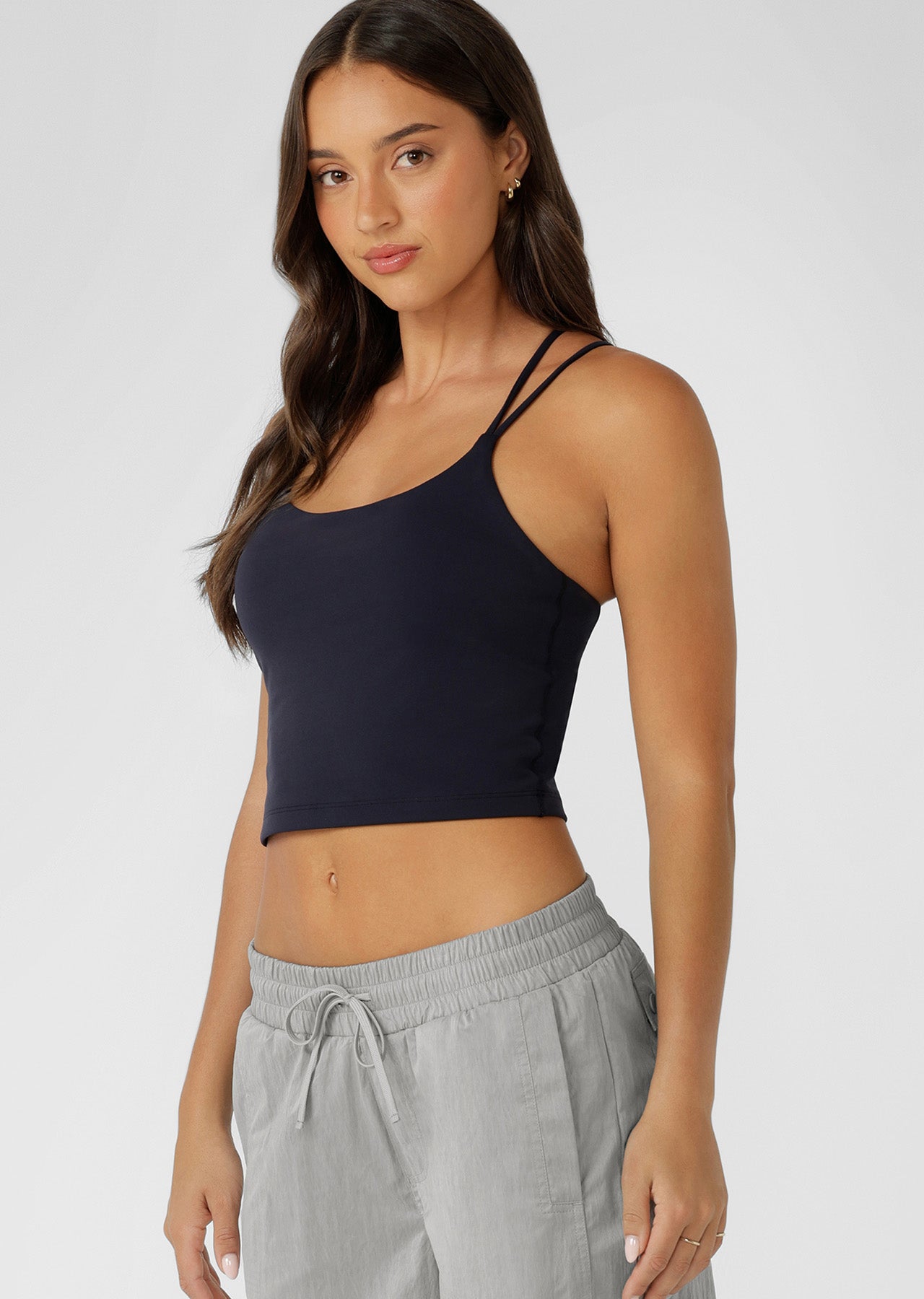 Lorna Jane Lotus Bra Tank Combo - Midnight Blue