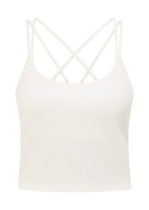 Lorna Jane Lotus Bra Tank Combo - Porcelain