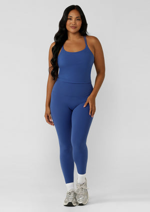Lorna Jane Lotus Bra Tank Combo - Storm