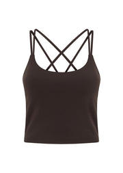 Lorna Jane Lotus Bra Tank Combo - Volcano