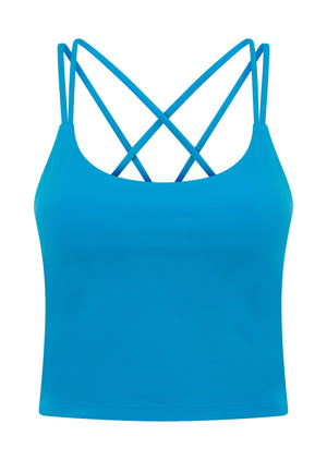 Lorna Jane Lotus Bra Tank Combo - Vista Blue