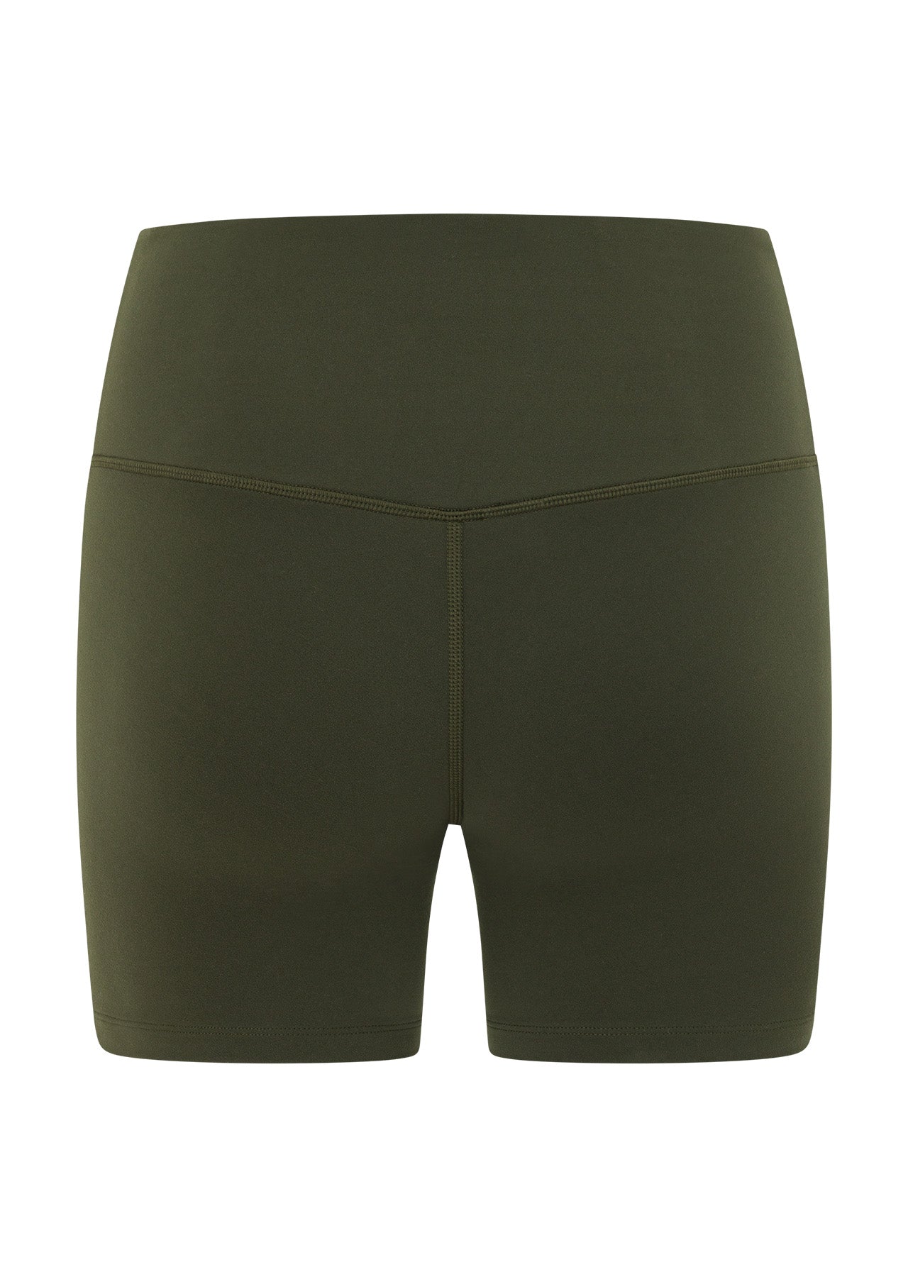 Lorna Jane Lotus No Chafe Phone Pocket 14cm Bike Shorts - Luxury Green