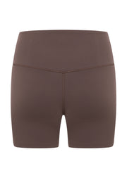 Lorna Jane Lotus No Chafe Phone Pocket 14cm Bike Shorts - Stone