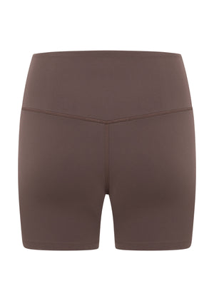 Lorna Jane Lotus No Chafe Phone Pocket 14cm Bike Shorts - Stone