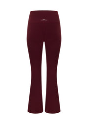 Lorna Jane Liberty Flared Leggings - Cranberry